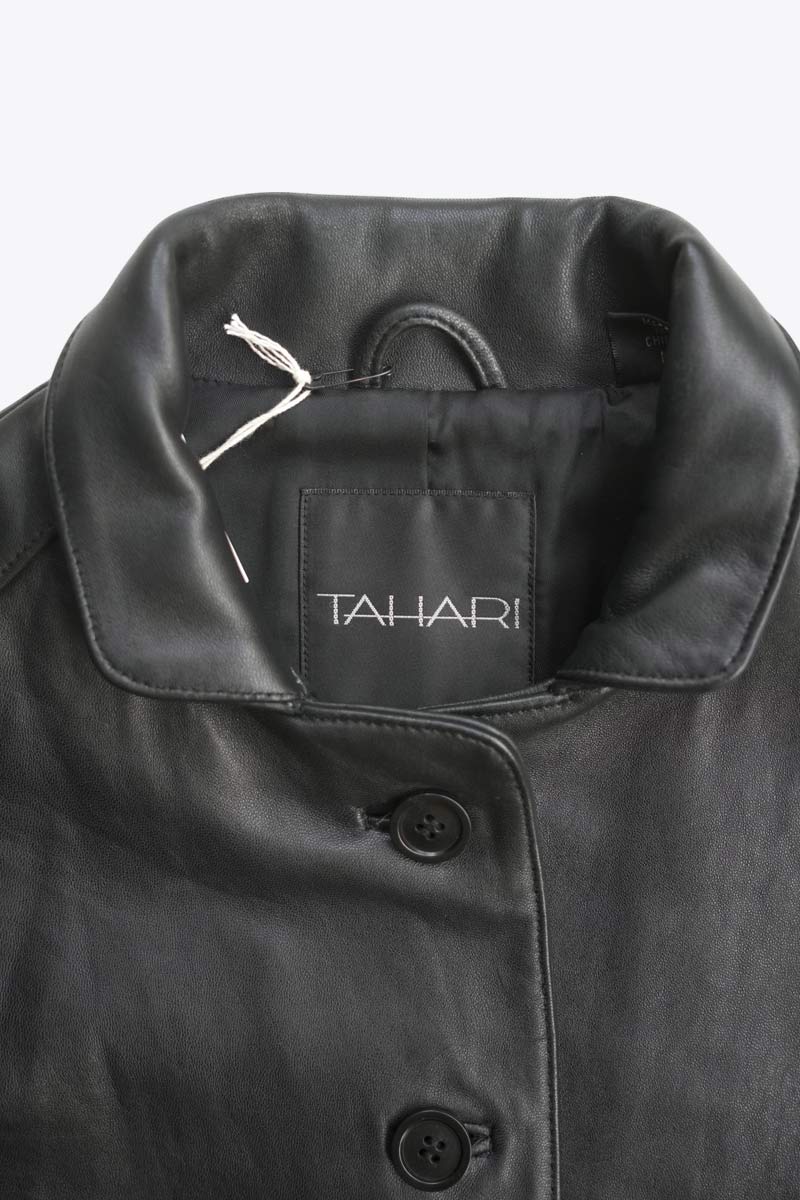 TAHARI | 90'S GENUINE LEATHER JACKET [USED]
