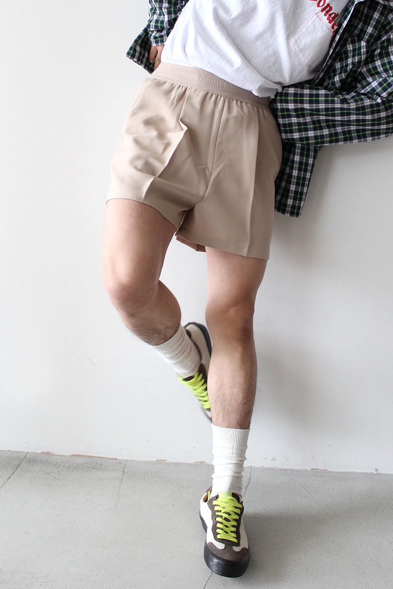 LOOSE SHORTS / BEIGE [30%OFF]