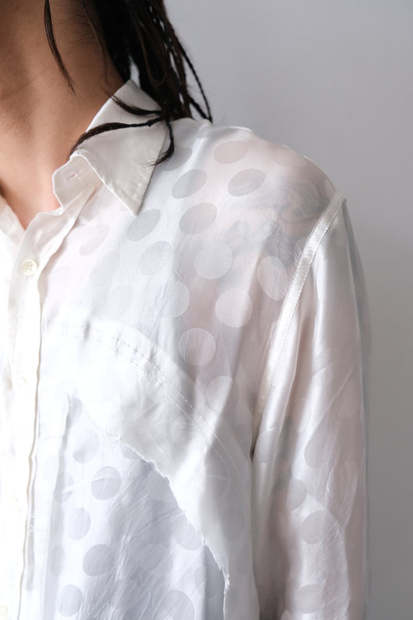CLASSIC LUNG WINDOW SHIRT / WHITE [30%OFF]