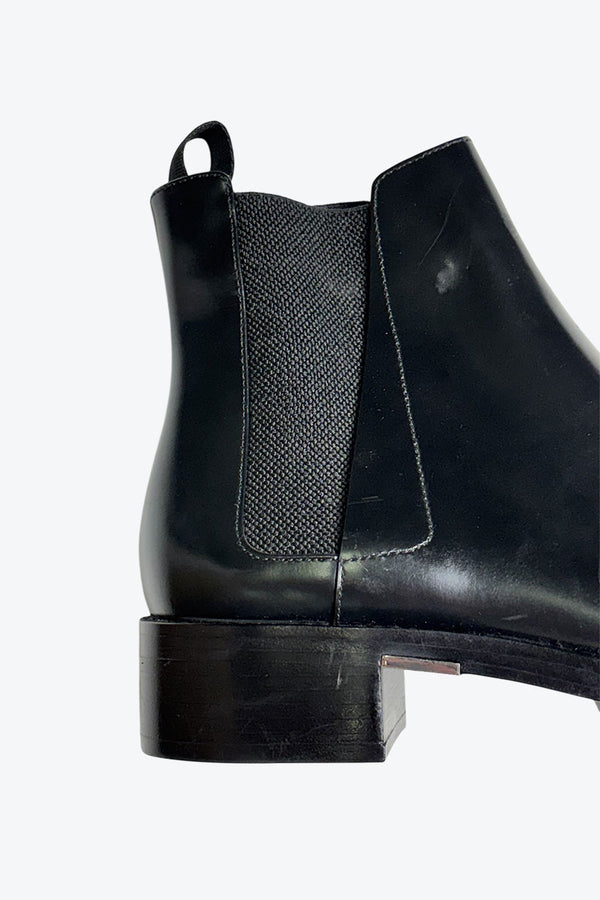 ALEXANDER WANG | MADE IN ITALY LEATHER SIDE GORE BOOTS [USED]