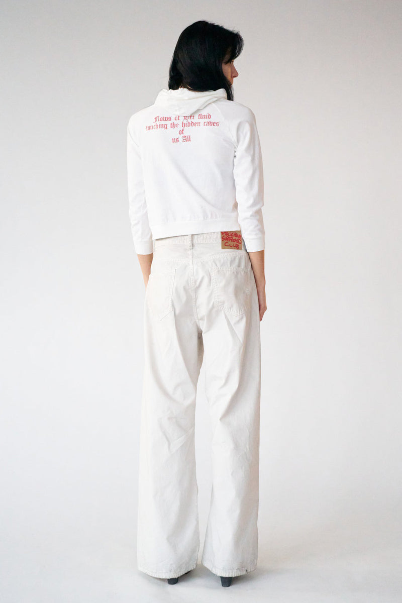 RALF CHINO TROUSERS / WHITE [26AW入荷予定]