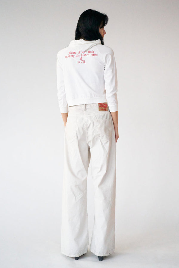 RALF CHINO TROUSERS / WHITE [26AW入荷予定]