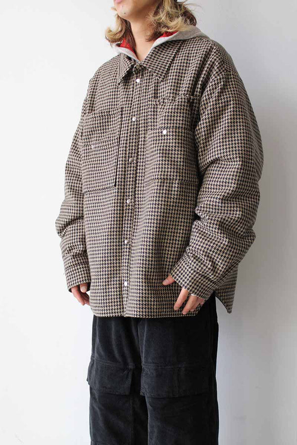 PADDED SHIRT / BEIGE
