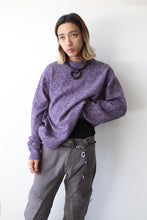 画像をギャラリービューアに読み込む, KNIT SWEATER / PURPLE