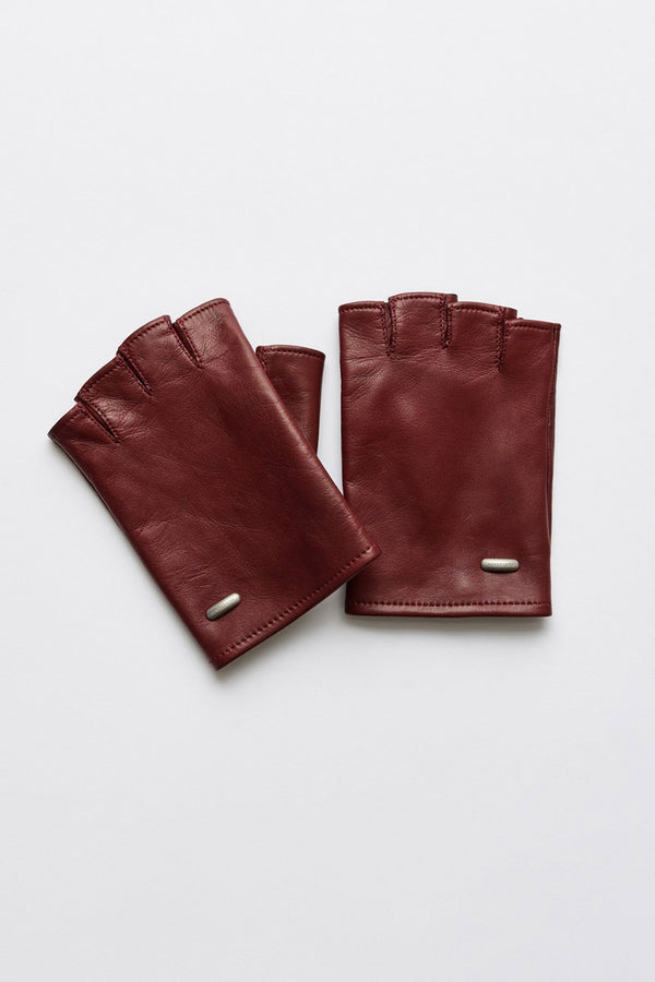 BIKER GLOVE / CURRANT RED NAPPA