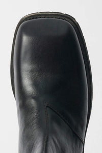 ENGINE BOOT / DEEP BLACK LEATHER