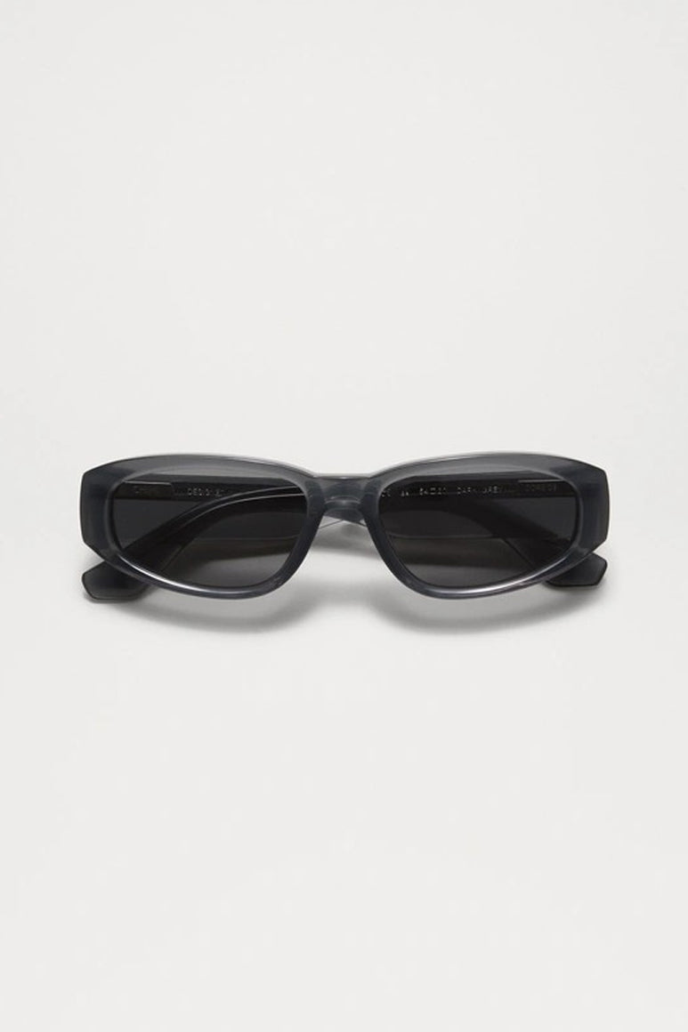 09M OVAL SUNGLASSES / DARK GREY