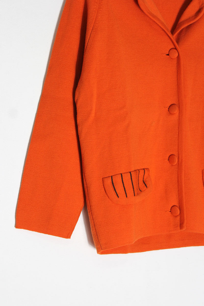 FRANKLIN SIMON | MADE IN ITALY 70'S KNIT CARDIGAN [USED]