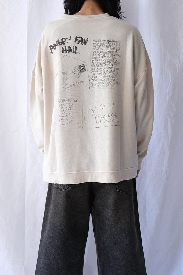 SLACK SWEATSHIRT / ANGRY FAN MAIL PRINT