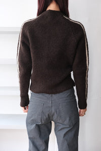 GRAND SLAM ZIP SWEATER / BROWN