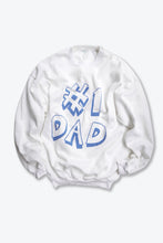 Load image into Gallery viewer, NO BRAND | MADE IN USA 80&#39;S #1 DAD PRINT SWEAT SHIRT  [DEADSTOCK/NOS]