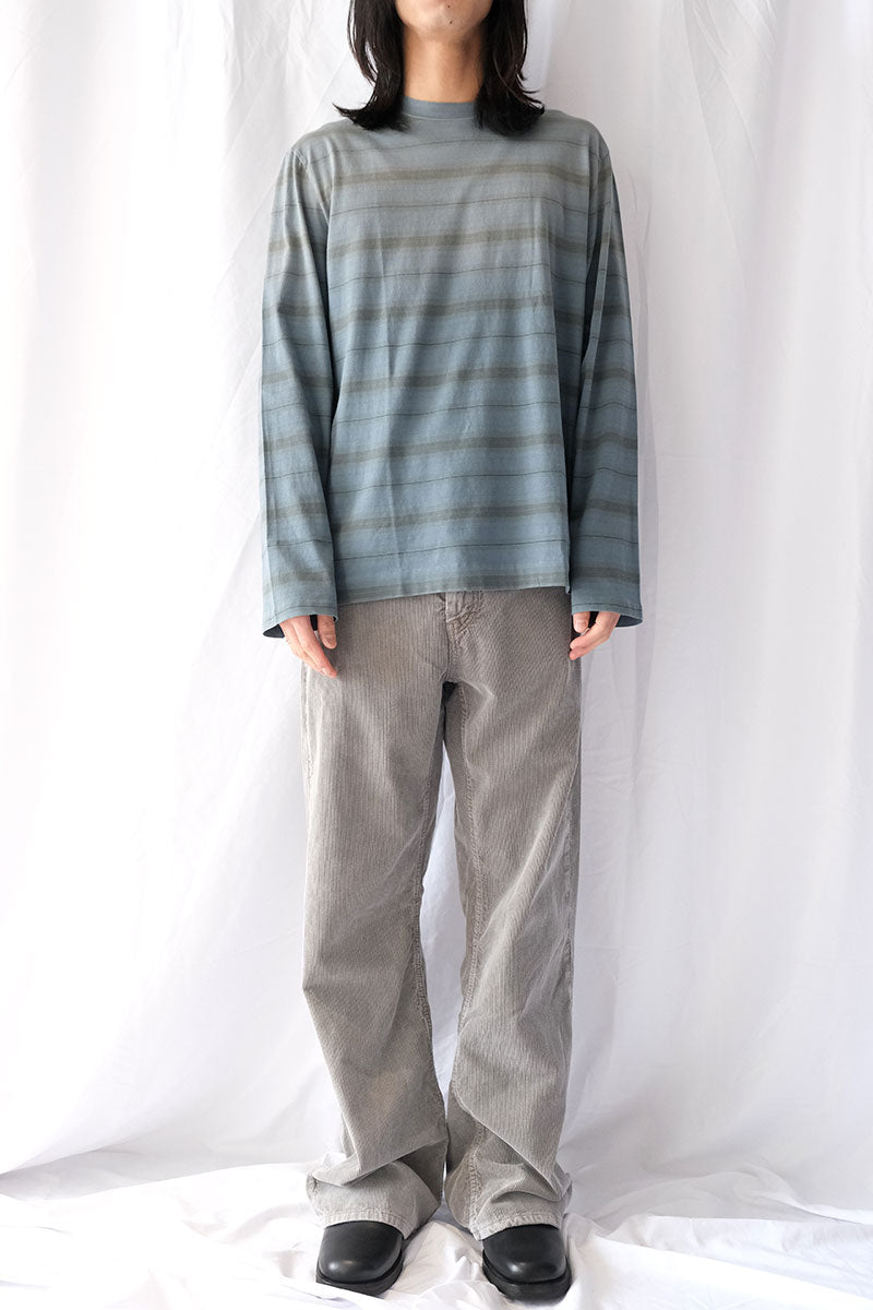 BOX LONGSLEEVE / SPRAY FADE GHOST STRIPE