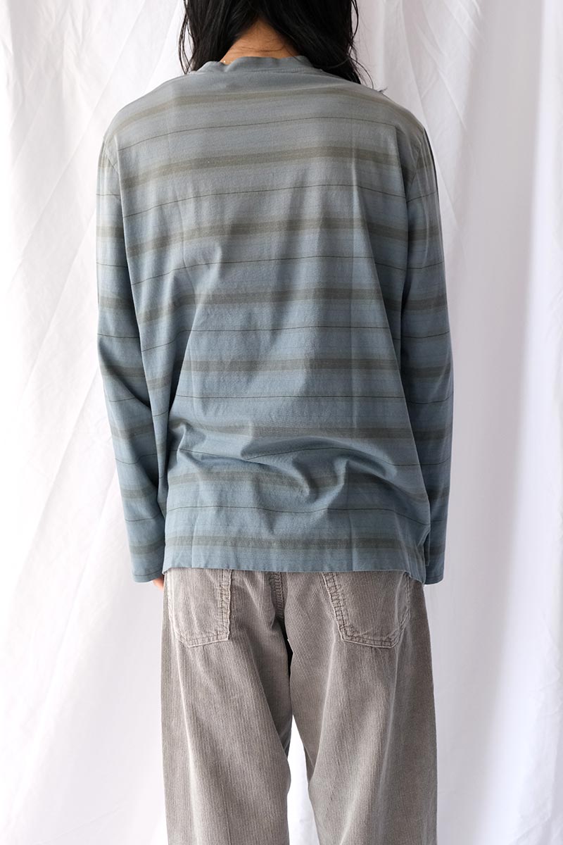 BOX LONGSLEEVE / SPRAY FADE GHOST STRIPE