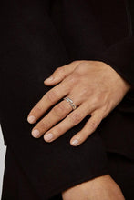 Load image into Gallery viewer, ALMOST RING THIN / CARVED SILVER