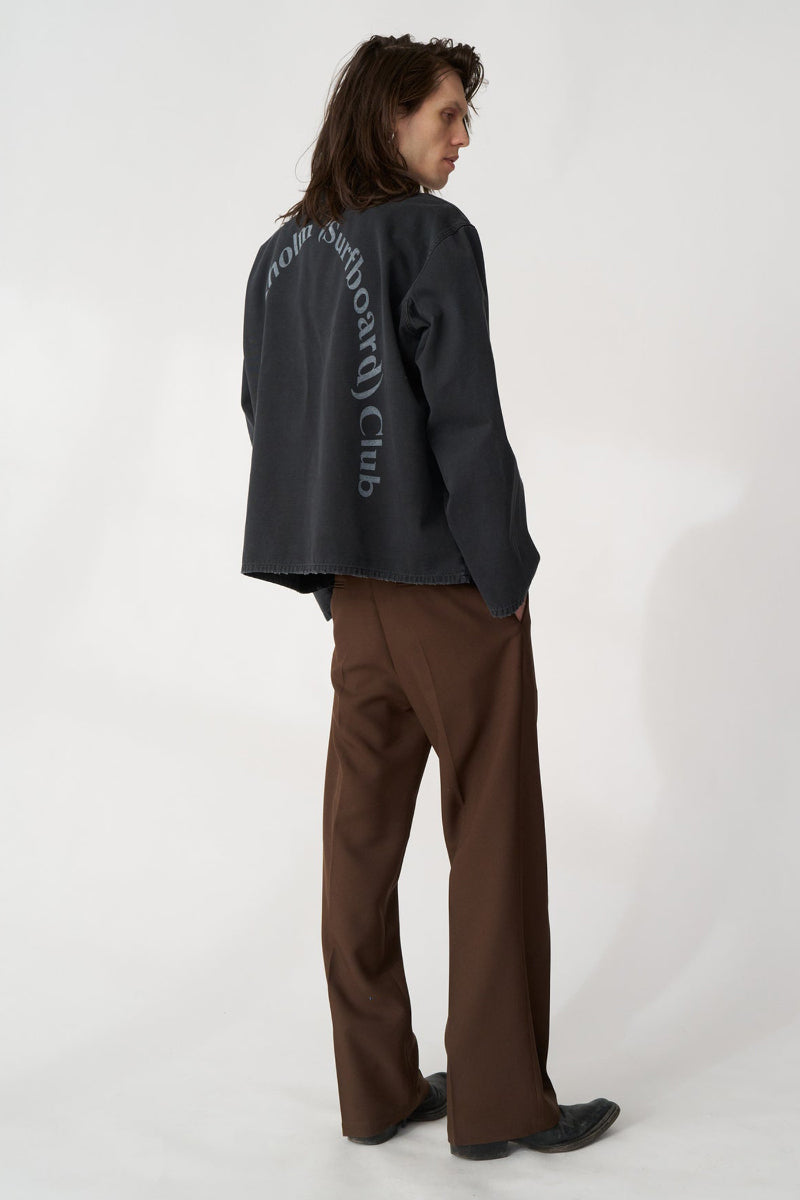 CLUB OVERSHIRT / WASHED BLACK [26AW入荷予定]