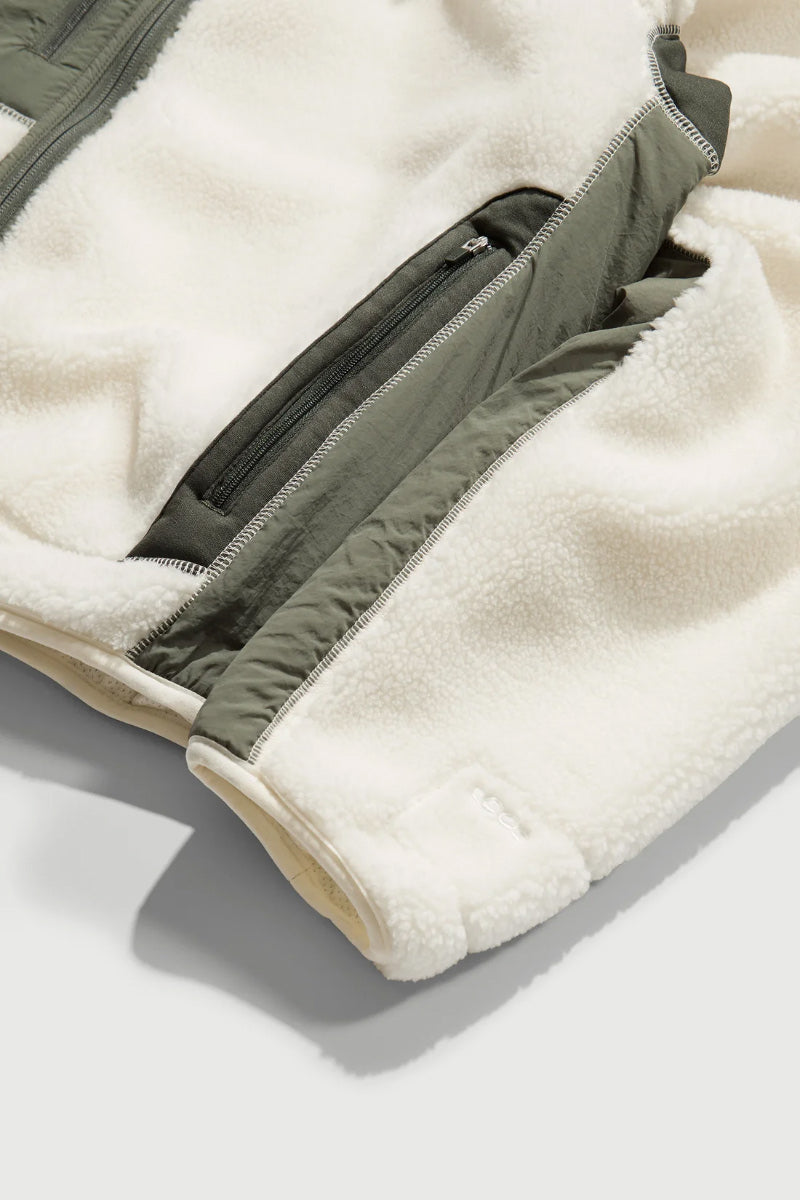 SEQUOIA FLEECE / CREAM/MOSS