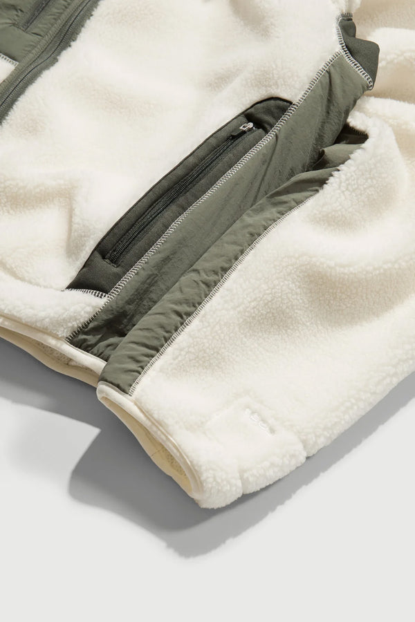 SEQUOIA FLEECE / CREAM/MOSS