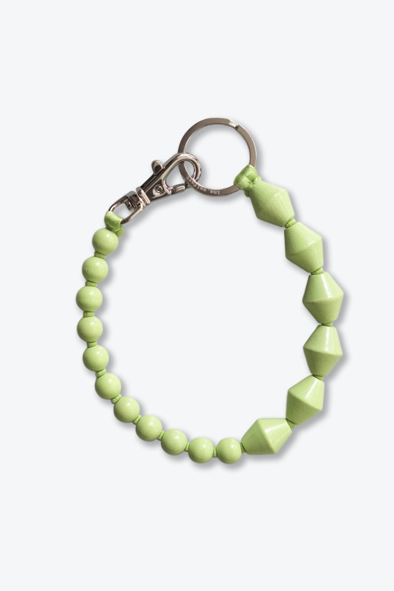 PARLEN ZICKZACK SHORT KEYHOLDER / LIME