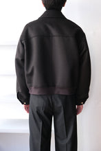 Load image into Gallery viewer, FLIGHT JACKET BRUSHED WOOL MELTON / BLACK KHAKI  [神戸店]