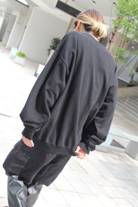 TREE SWEAT SHIRT / BLACK