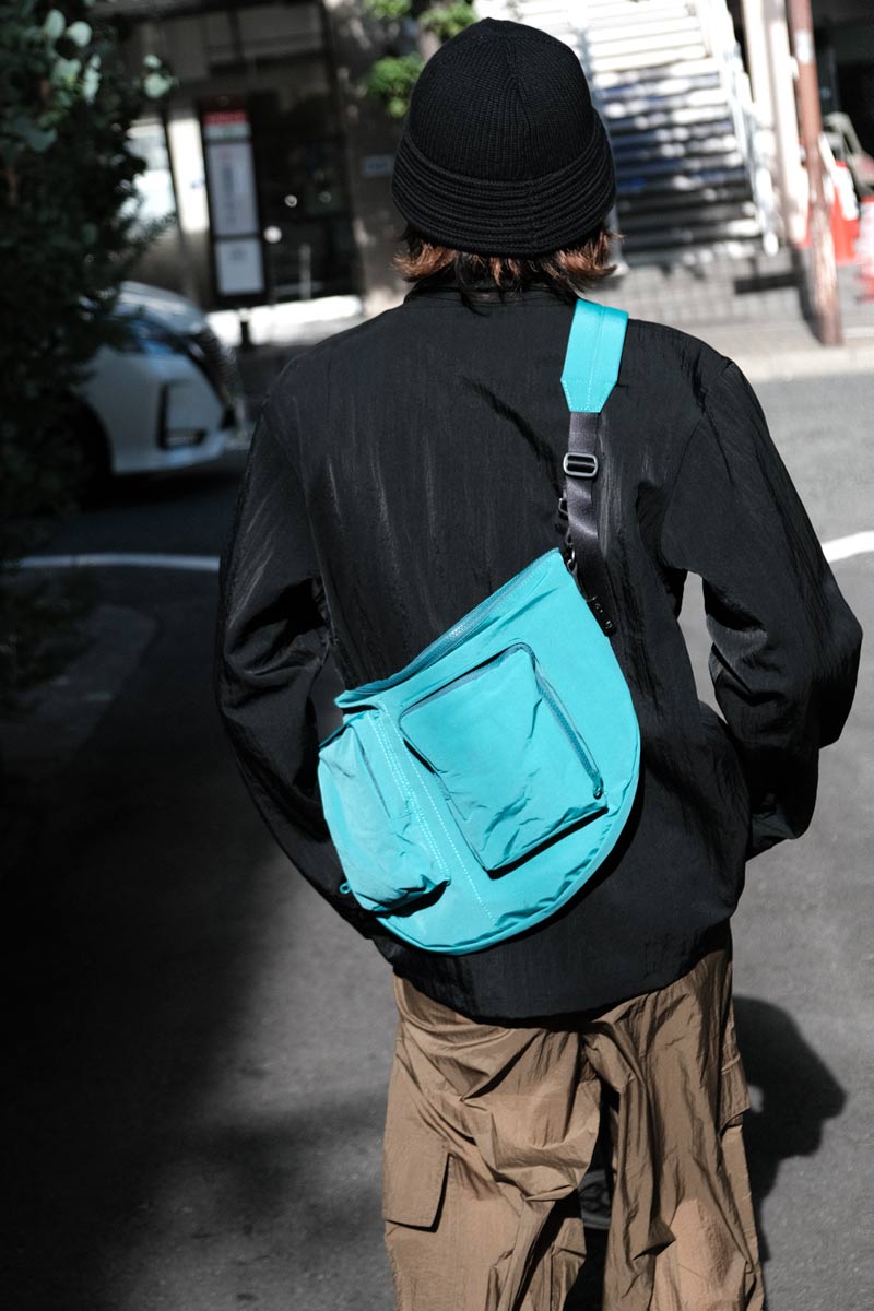 N/C CLOTH BODYBAG / BLUE GREEN [20%OFF]