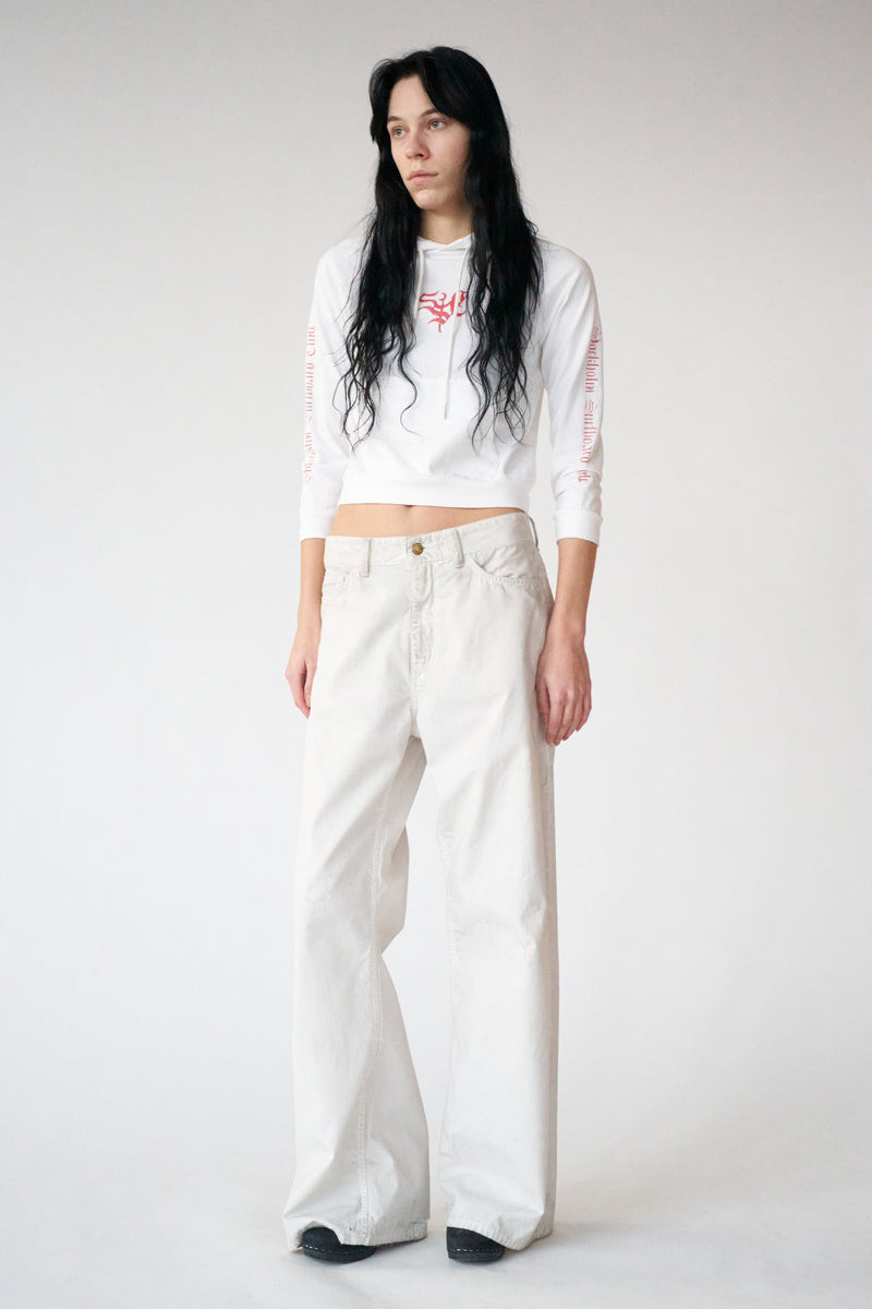 RALF CHINO TROUSERS / WHITE [26AW入荷予定]