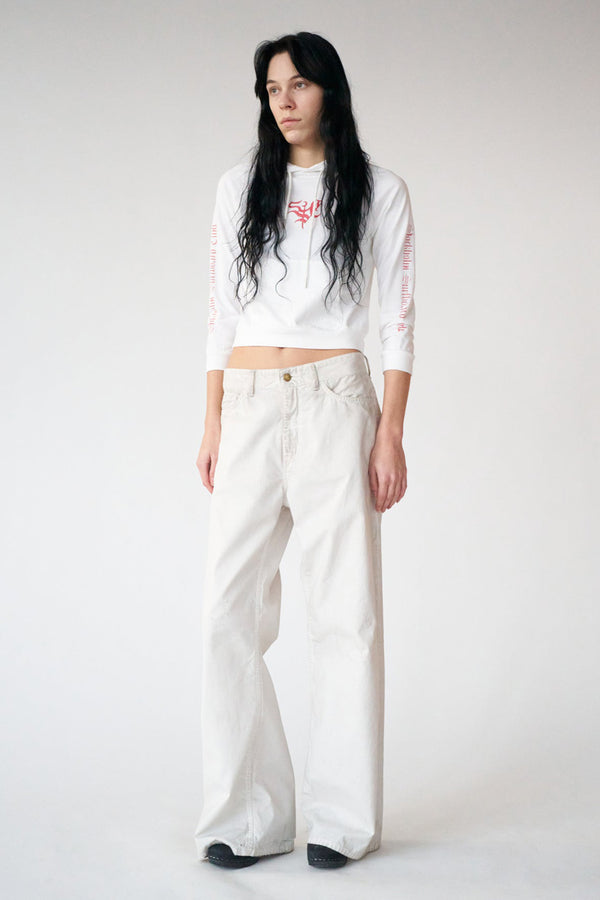 RALF CHINO TROUSERS / WHITE [26AW入荷予定]