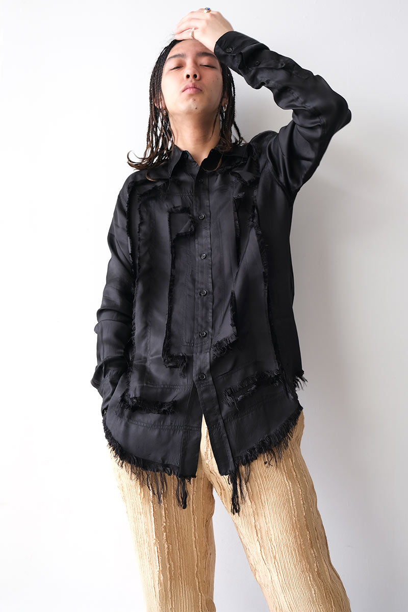 SCRATCH THE ITCH SHIRT / BLACK [30%OFF]