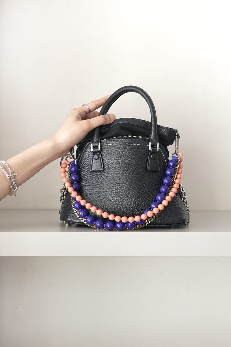 ZOE BAG CHARM / BLUE-LAX