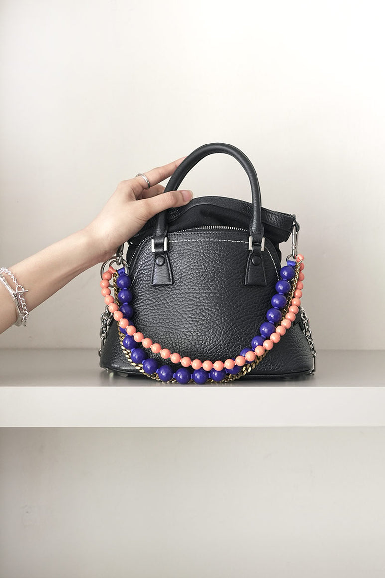 ZOE BAG CHARM / BLUE-LAX