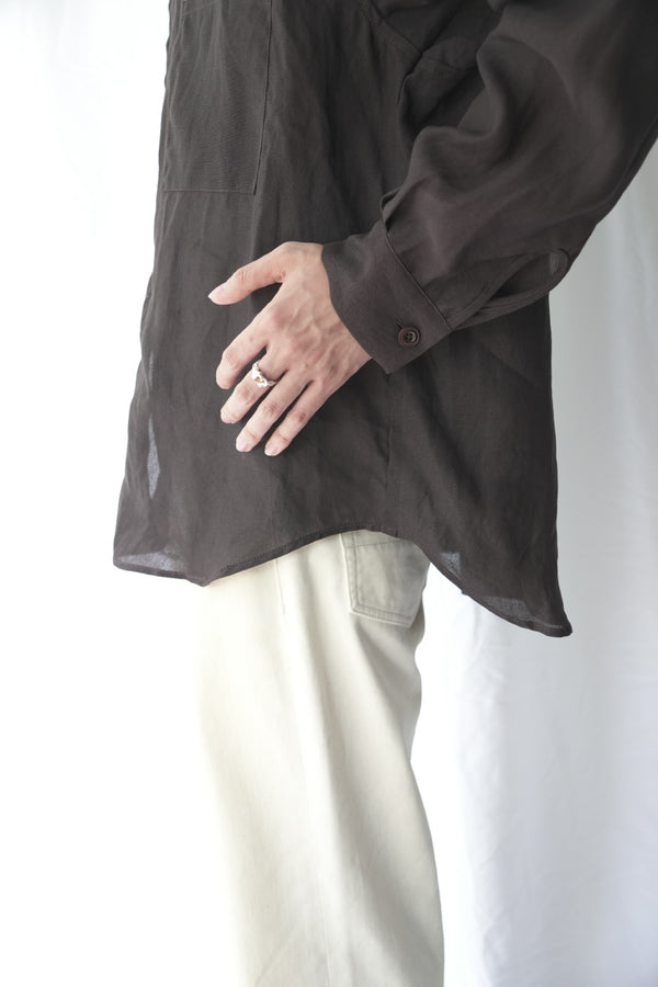 R20 SHIRT-8 WEATHER SHIRT PK / HUMIC PAPER GABARDINE