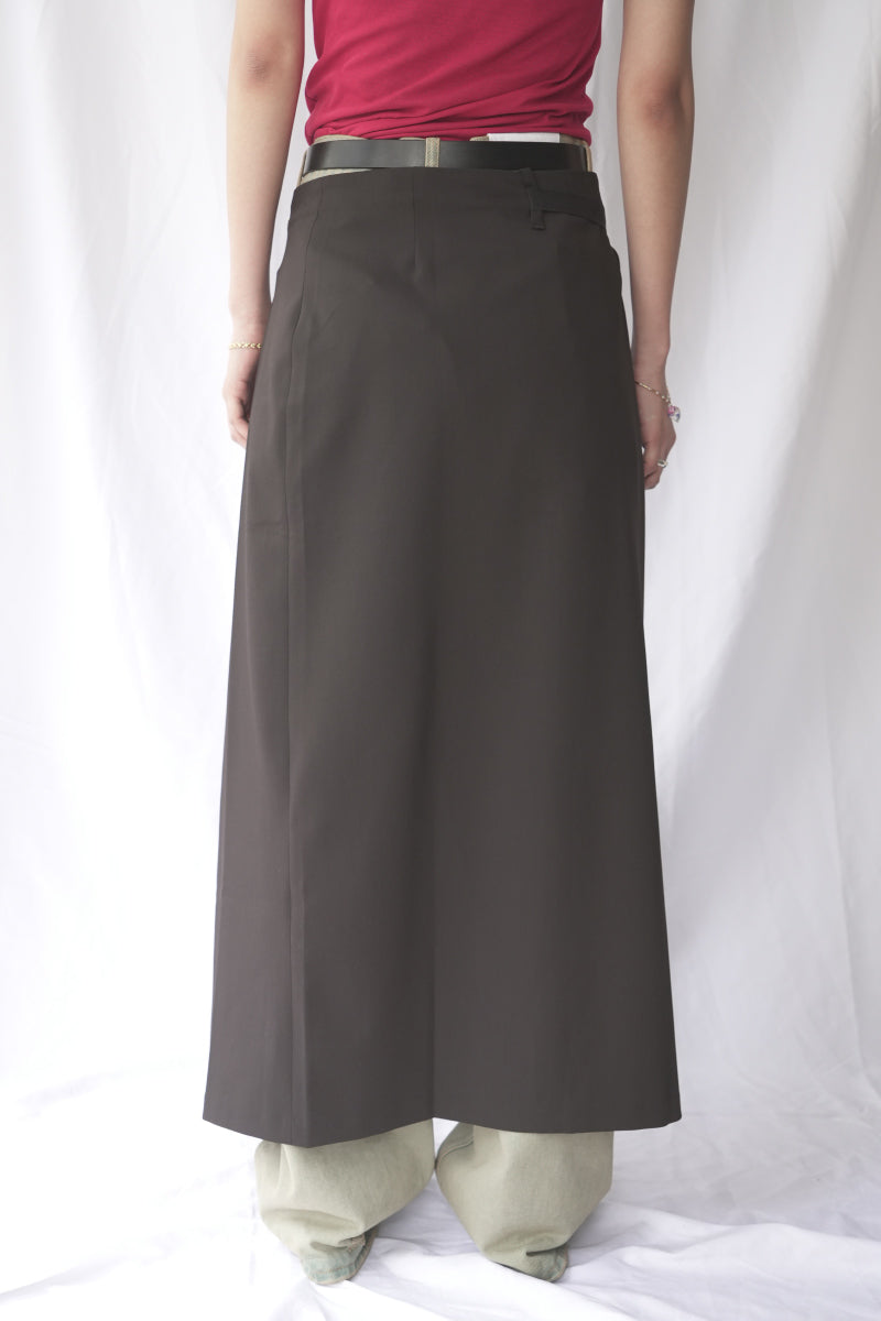BLONT SKIRT / BROWN