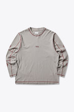 画像をギャラリービューアに読み込む, INFO STITCH ORGANIC LONG SLEEVE / LIGHT GREY
