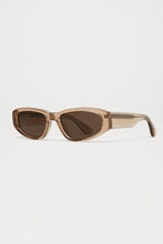 画像をギャラリービューアに読み込む, 09M OVAL SUNGLASSES / LIGHT BROWN