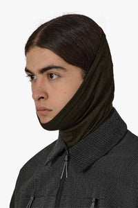 GOLM DRYARN SEAMLESS NECK WARMER / DARK BROWN