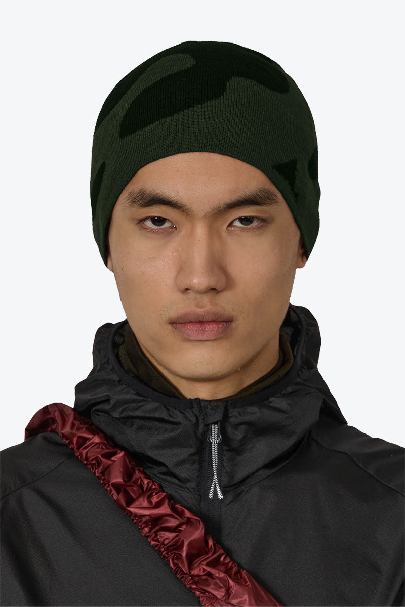 MAGMA WOOL BEANIE / DARK GREEN [20%OFF]
