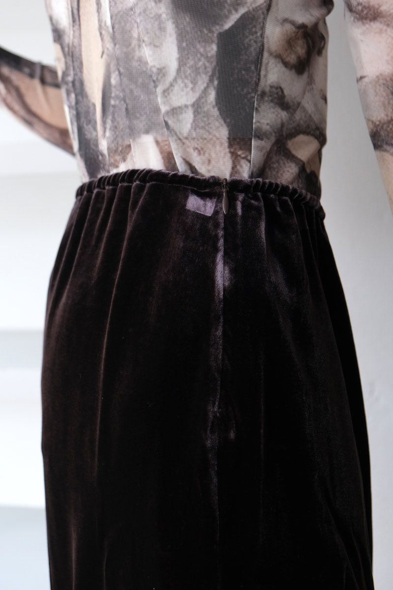 VIVIEN SKIRT / BROWN [40% OFF]