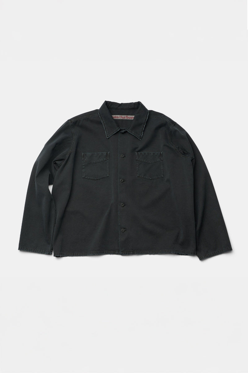 CLUB OVERSHIRT / WASHED BLACK [26AW入荷予定]