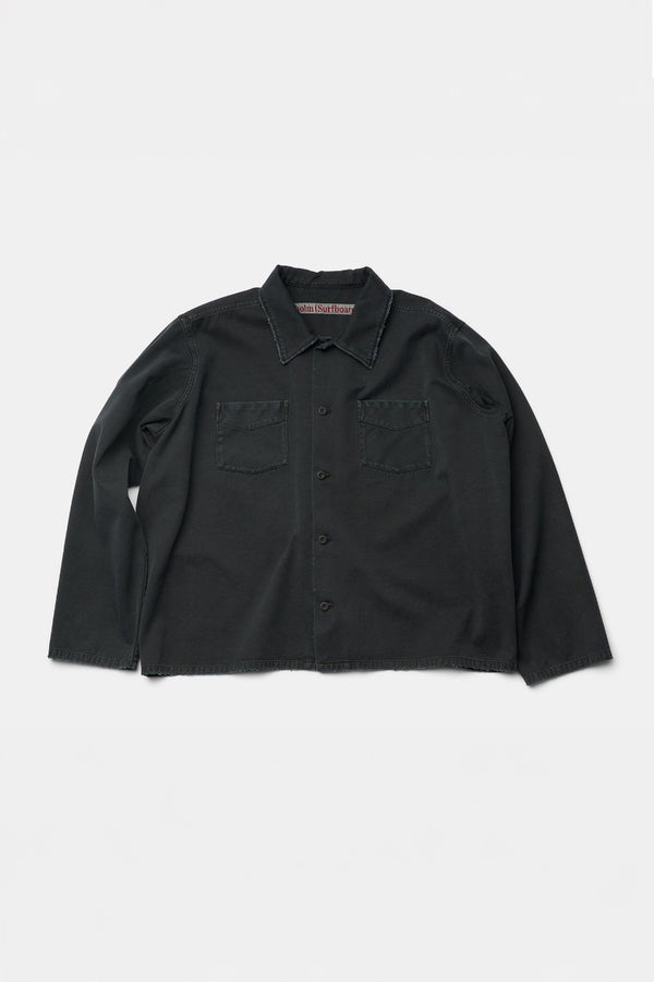 CLUB OVERSHIRT / WASHED BLACK [26AW入荷予定]