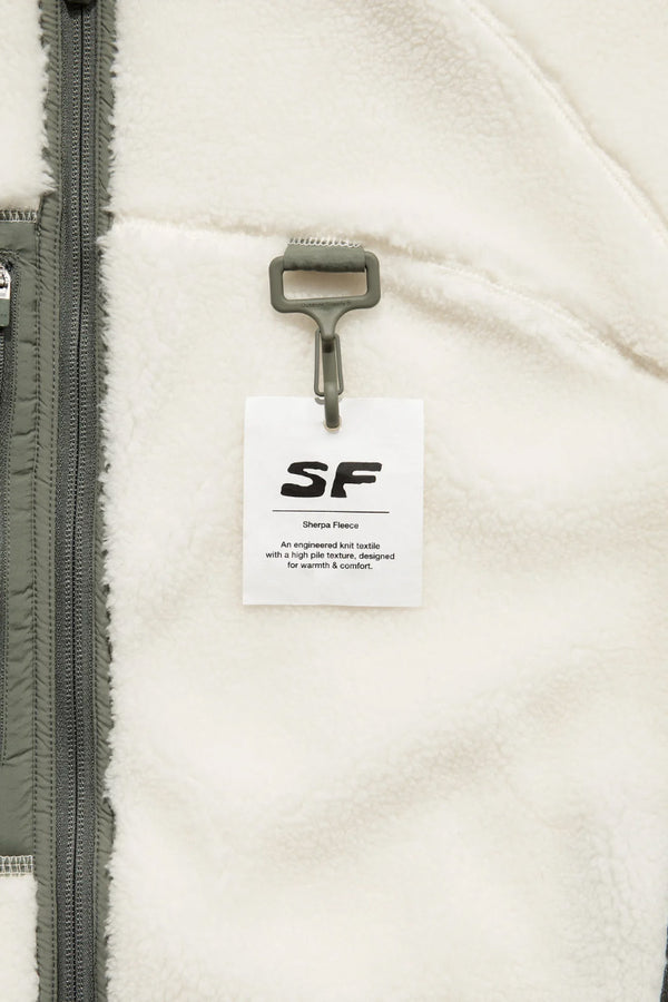 SEQUOIA FLEECE / CREAM/MOSS