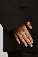 Load image into Gallery viewer, ALMOST RING THIN / CARVED SILVER