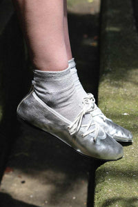 PINA LEATHER SHOES / SILVER