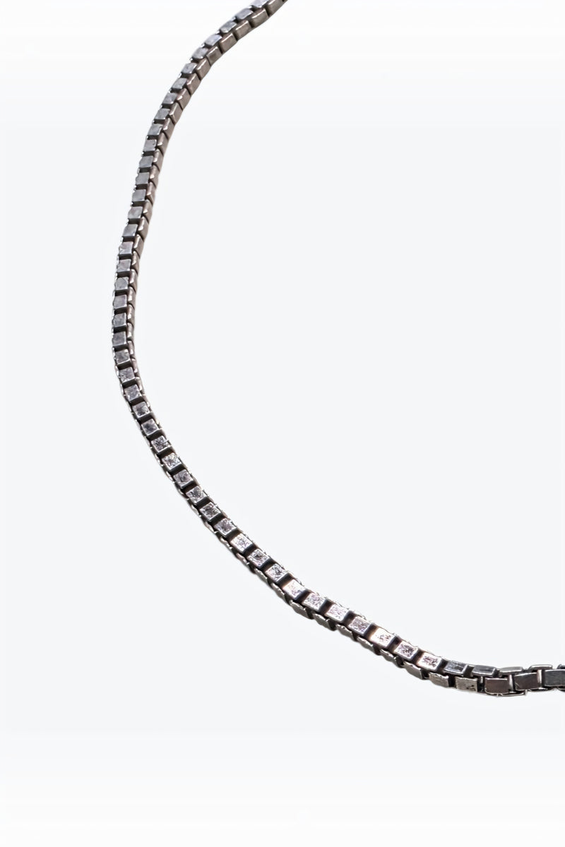 MADE IN ITALY 925 SILVER NECKLACE  / SILVER