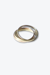 14K GOLD THREE DESIGN RING 2.74G / GOLD