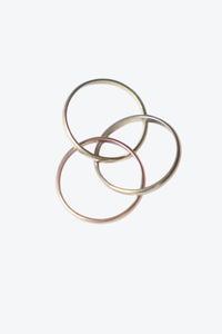 14K GOLD THREE DESIGN RING 2.74G / GOLD