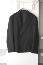Load image into Gallery viewer, SUPER140 DOUBLE BREASTED JACKET .14 / BLACK