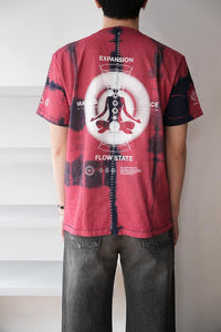 RITUALS TIE DYE TEE / RED