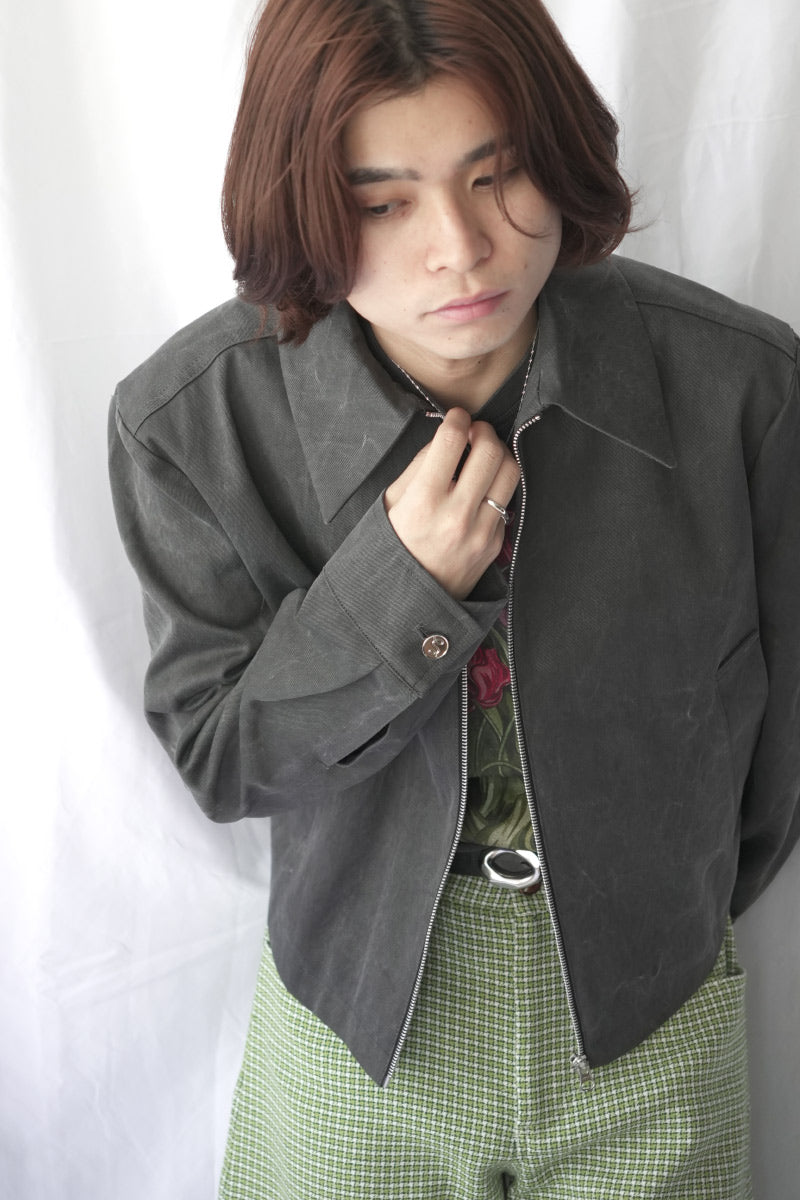 TAZIO JACKET / MARBLE CHARCOAL TWILL