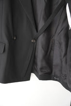 Load image into Gallery viewer, SUPER140 DOUBLE BREASTED JACKET .14 / BLACK