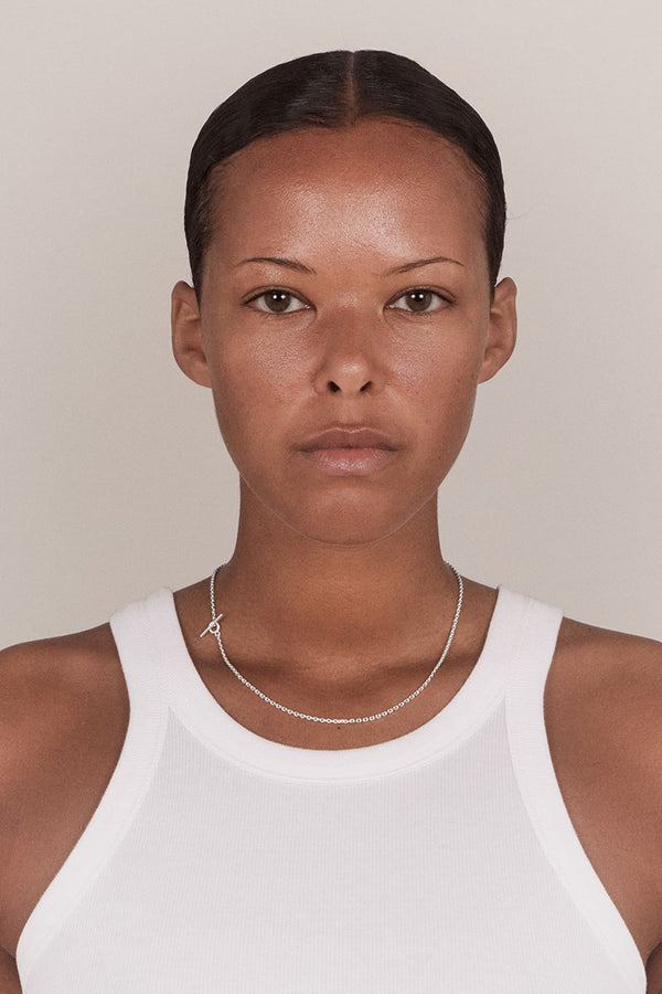 STRING NECKLACE / 925 STERLING SILVER [Scheduled for May arrival]